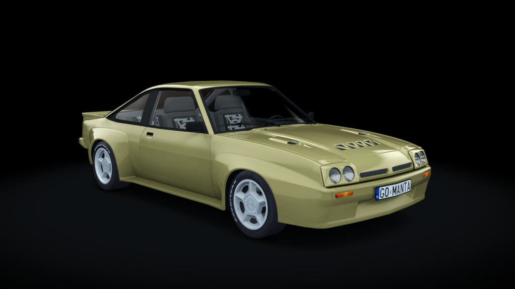 Opel Manta S1, skin Bernsteingold