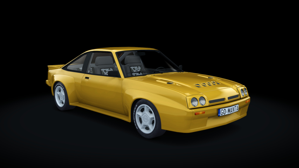 Opel Manta S1, skin Briliantocker