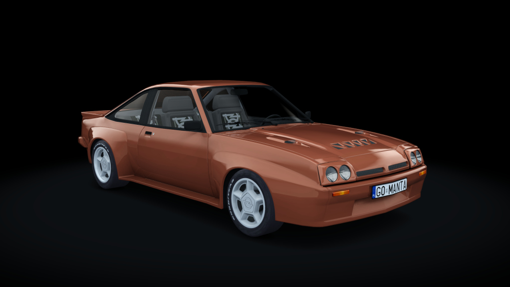 Opel Manta S1, skin Englischrot