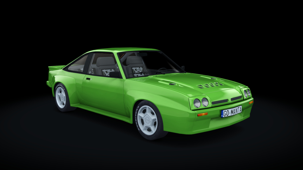 Opel Manta S1, skin Pistaziengrun