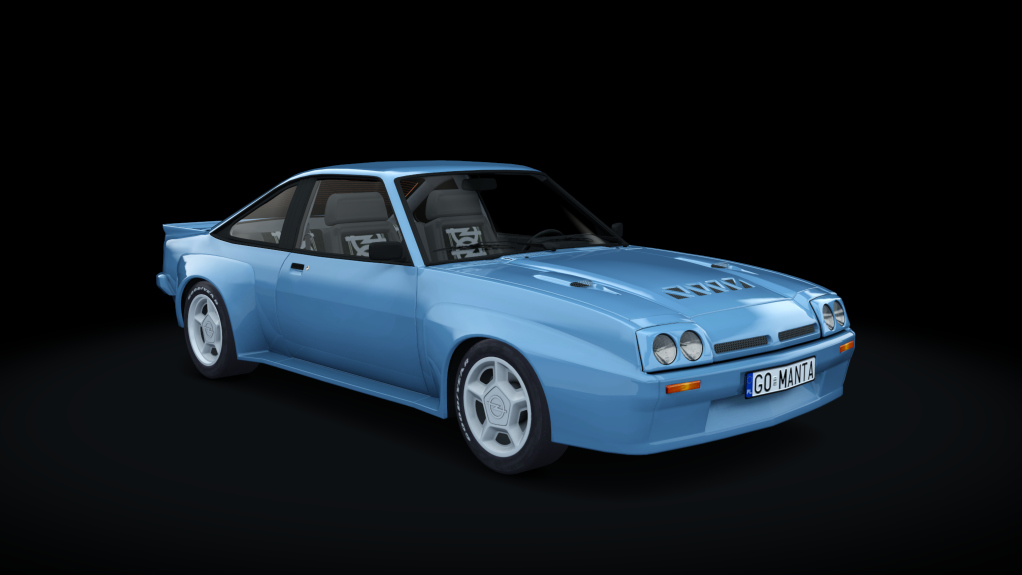 Opel Manta S1, skin Saphirblau