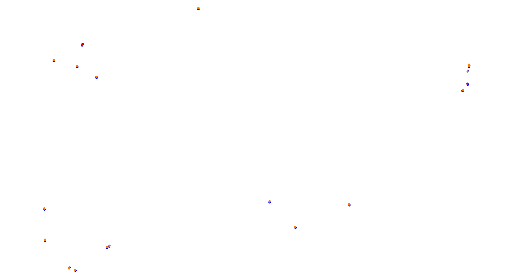 Autopolis International Racing Course - Full Course collisions