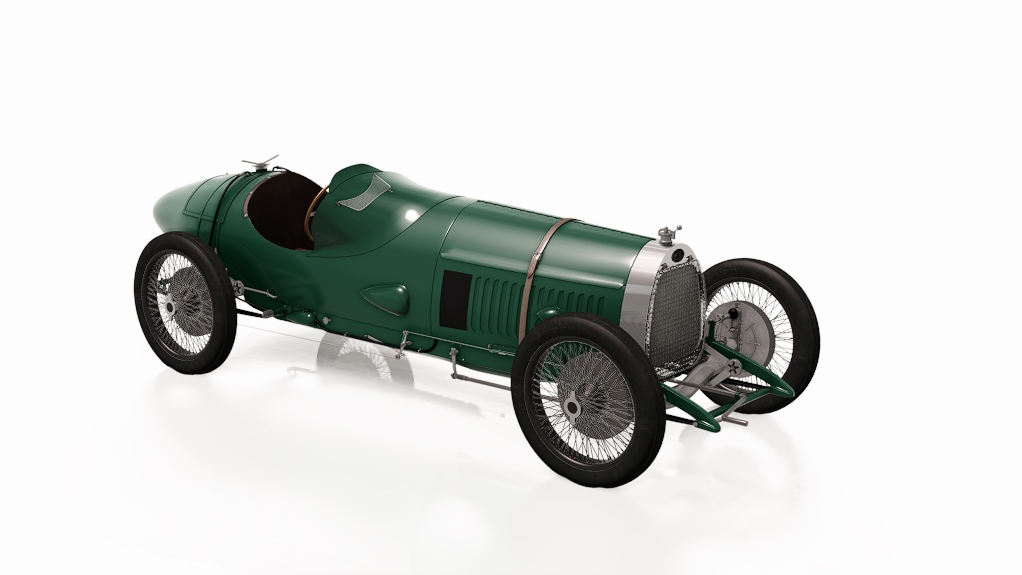 1923 - GEC - Delage 2LCV, skin british_racing_green