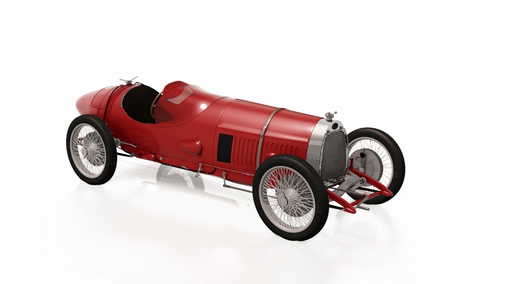 1923 - GEC - Delage 2LCV, skin rosso_corsa
