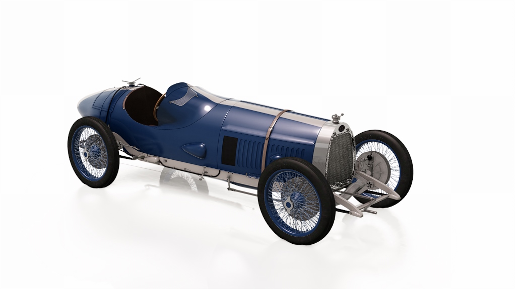 1923 - GEC - Delage 2LCV, skin usa_white_blue
