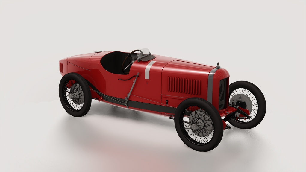 1923 - GEC - Sunbeam Grand Prix, skin rosso_corsa