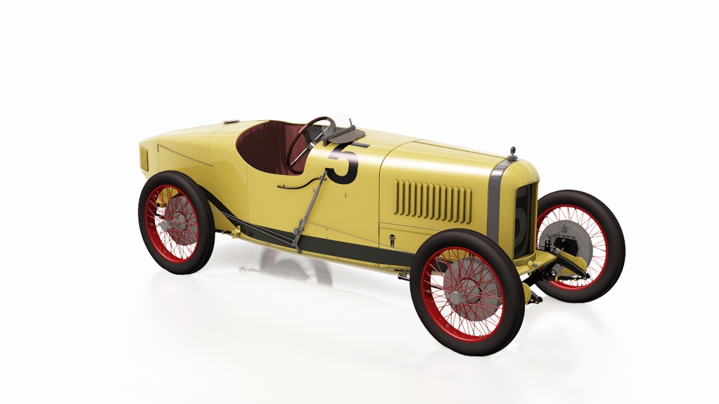 1924 - GEC - Sunbeam Grand Prix, skin belgian_yellow