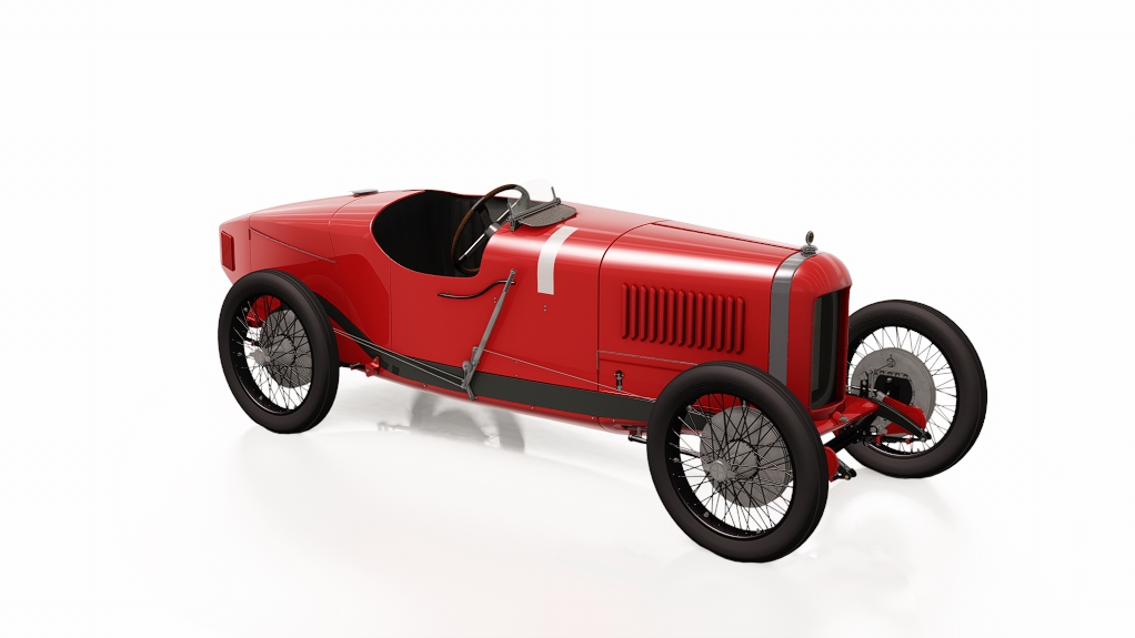 1924 - GEC - Sunbeam Grand Prix, skin rosso_corsa