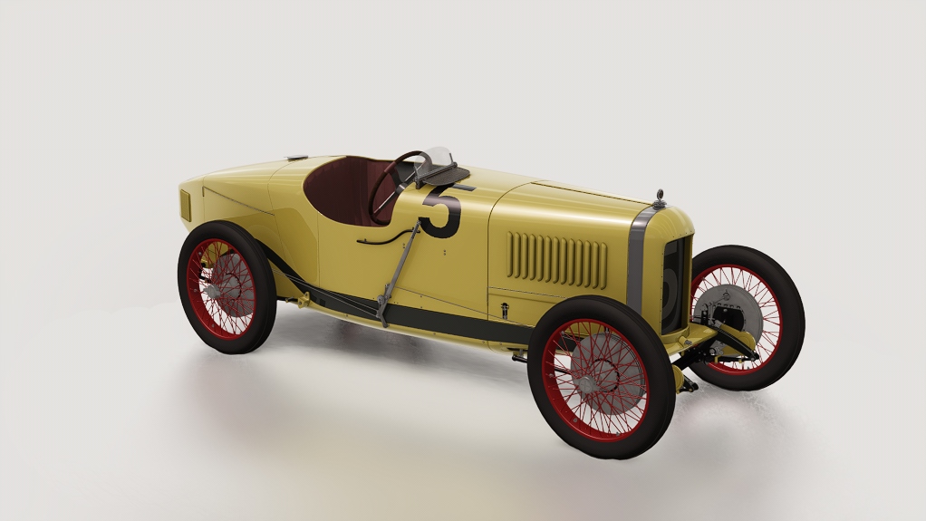 1925 - GEC - Sunbeam Grand Prix, skin belgian_yellow