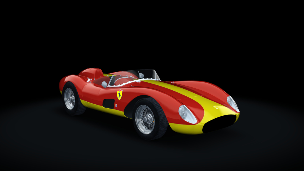 MAC Ferrari 625 TRC, skin Yellow  Red