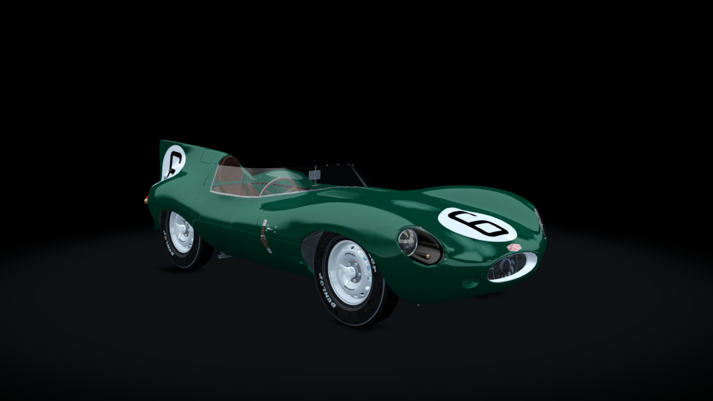 MAC Jaguar D-Type Long Nose, skin Green