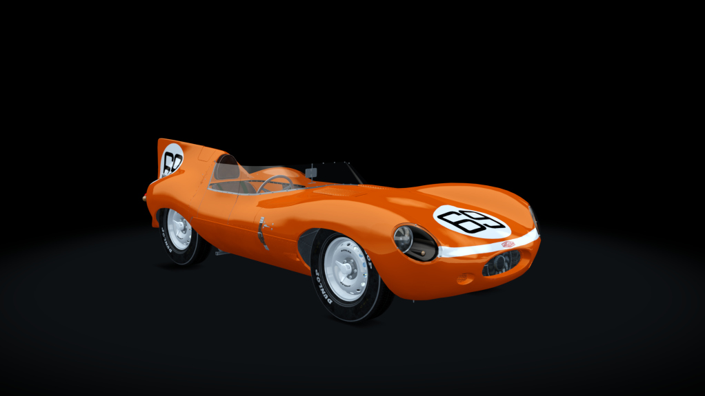 MAC Jaguar D-Type Long Nose, skin Orange