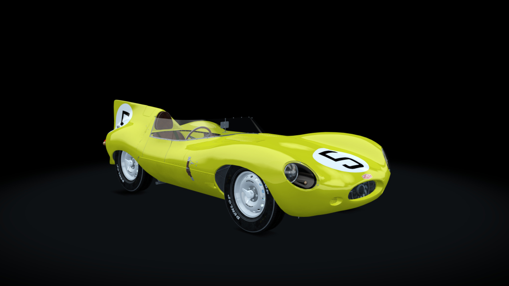 MAC Jaguar D-Type Long Nose, skin Yellow