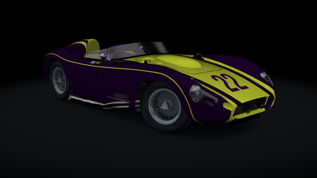 MAC Maserati 450S, skin PurpleHaze