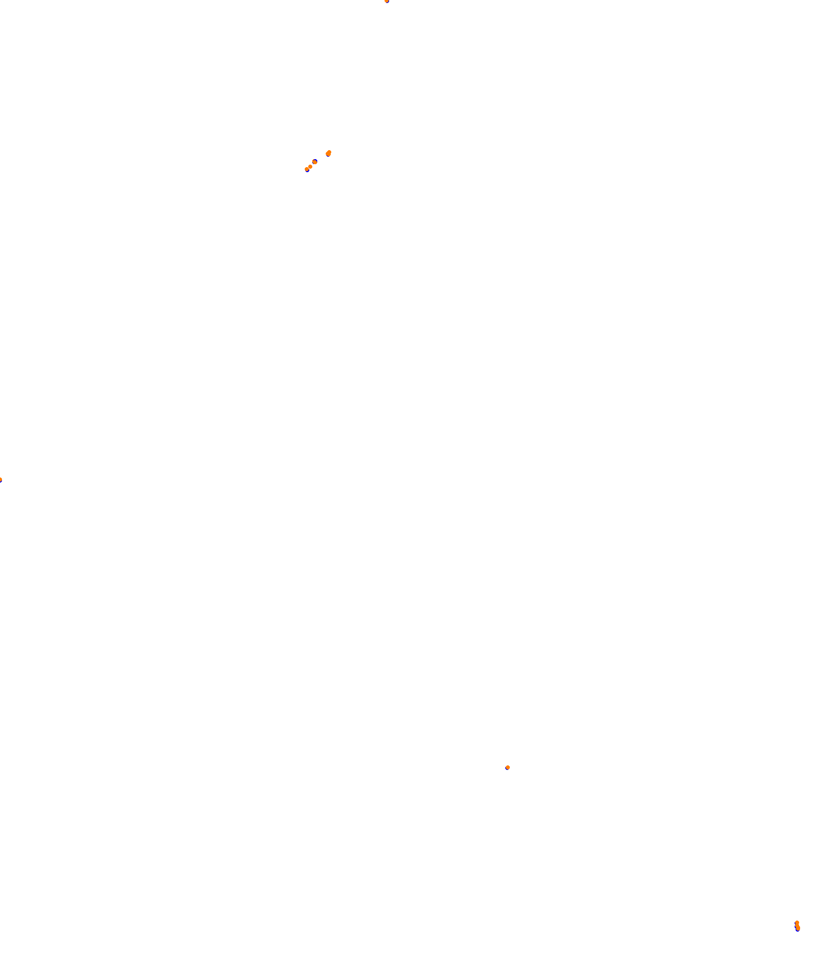 1923 Tours - 40 pits collisions