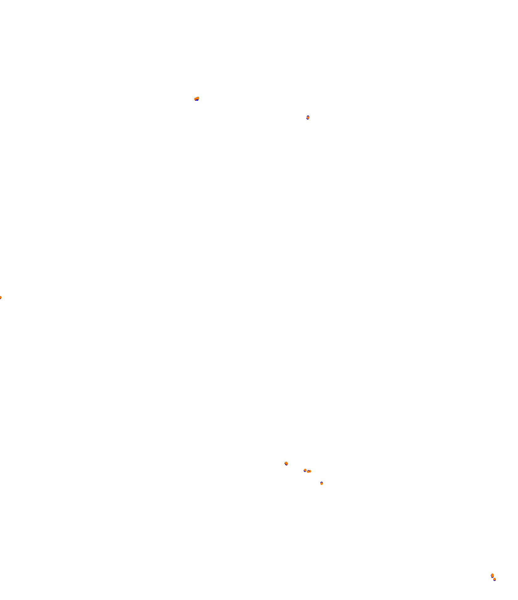 1923 Tours - 40 pits collisions