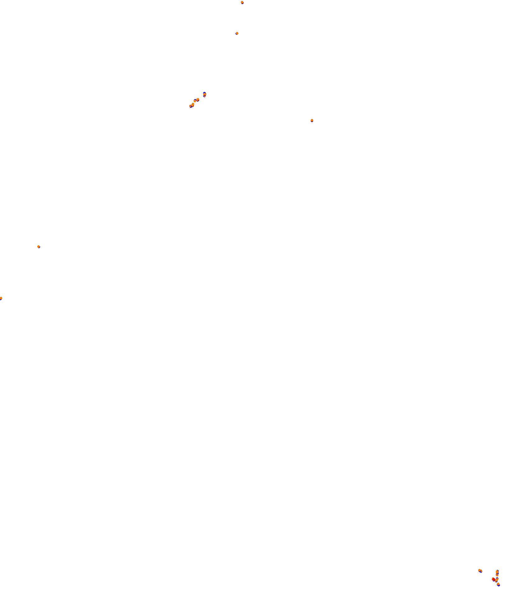 1923 Tours - 40 pits collisions